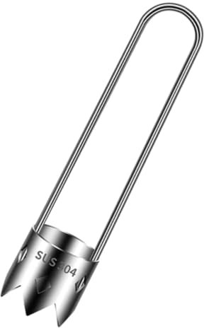 Outil de vide-fruits et légumes, vide-graines de poivron rouge, vide-fruits en acier inoxydable, outil universel pour enlever le noyau de pomme avec poignée ergonomique, pour légumes, fruits, gadget