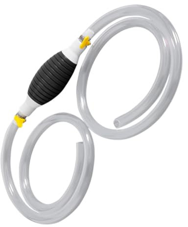 HAPINARY Manuelle Benzinsiphonpumpe Mit Schlauch Flexibler PVC-Rubber Kraftstoff-umfüllschlauch Für Auto LKW Und Öltransfer Robust Und Einfach Zu Bedienen