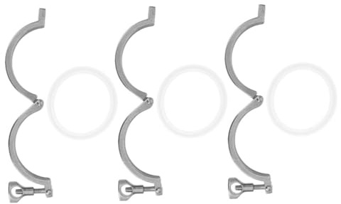 DIYEAH 3pièces Collier De Serrage Acier Inoxydable Robuste Pour Tuyaux Plomberie Et Usage Mécanique Lot De Connexion Rapide