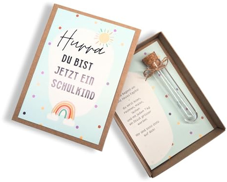 MilaBoo Geschenkbox mit Reagenzglas und Karte: kreatives Geldgeschenk für besondere Anlässe wie Hochzeit, Schulung oder Taufe (Schulung)