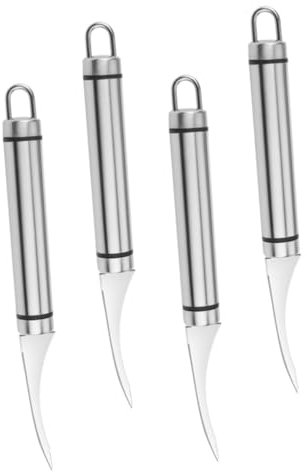 PartyKindom 4pièces Outils De Nettoyage De Crevettes Acier pour Éplucher Et Retirer La Crevettes Pratique Et Facile à Utiliser