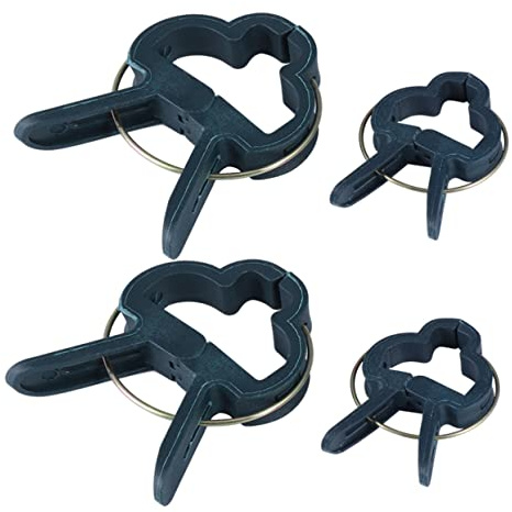 Abaodam 40 Pinzas De Plástico para Plantas Soporte para Tomates Flores Plantas Jardín Árboles Color Verde