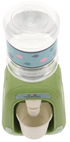 HEALSOPTHY Miniature Water Dispenser Model for Dollhouse Cute Educational Accessory Encourages Independent Play and Brain Development