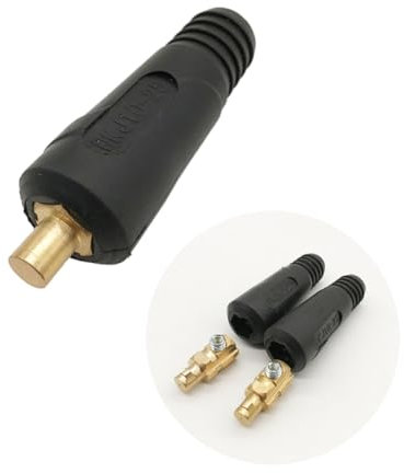 BESTOYARD 2pcs Cable Connector Connector Fitting Soldering Plug Plug for Soldering for Welder Accessories