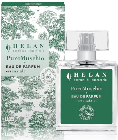 Helan Puro Muschio - Profumo Donna Muschiato, Fiorito e Legnoso con Note Speziate di Zafferano e Agrumate di Limone, Eau de Parfum Fresco e Sensuale - Profumi e Idee Regalo Made in Italy, 50 ml