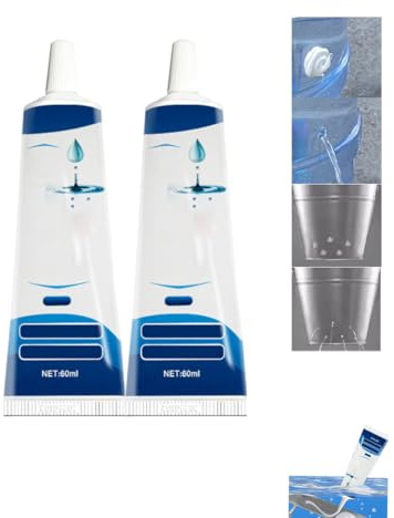 Strong Waterproof Underwater Bonding & Sealing Glue,Marine Silicone Underwater Sealant,for Fish Tank, Pools Waterproof Glue (2PCS)