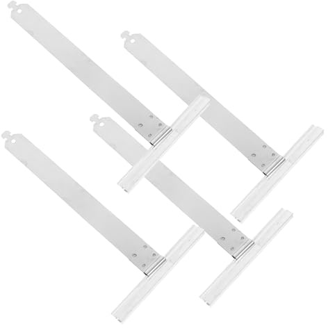 TOYANDONA 4 Piezas Resortes de Suspensión de Aluminio para Persianas Enrollables de Repuesto Resistentes y Ajustables para Reparación de Estores y Accesorios de Cortinas Compatibles con