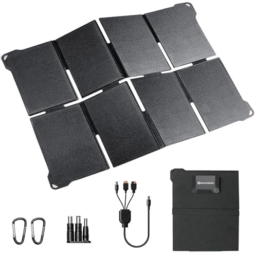 Panneau Solaire Pliable 80W HPBC, USB-C PD60W USB-A QC3.0 DC 1.2kg Voyage | HPBC 25.4% Efficacité, 3 sorties: USB-C PD60W, USB-A QC3.0 24W, DC 22.5V/3.56A, Portable 1.2kg ETFE IP68, Camping Randonnée