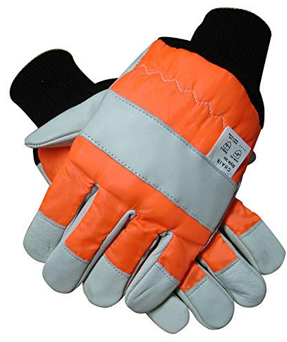 Chainsaw Gloves With Both Hand Protection Pro Quality Extra Large XL Size 11