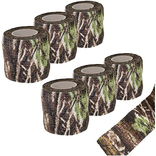 Camo Tape Stoff Tarnung Wasserfest Camouflage Tape Wrap Outdoor Tarnband Selbsthaftend Jagd Gewebe Band Tarnung Selbstklebende Schutz Camouflage Tape Wrap Tactical Camo Form Multi funktionale