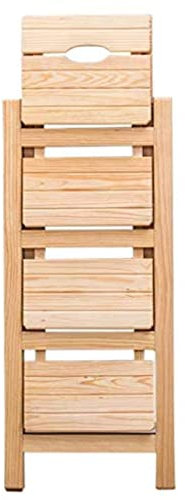 Sywlwxkq Ladder Stool Solid Wood Ladder Wide Pedal Non-Slip Multifunctional Stepladder Library Kitchen Flower Rack Bamboo Ladder
