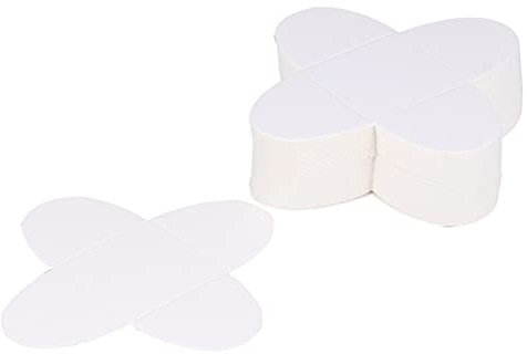 Lot de 200 caissettes carrées en Papier Kraft pour de truffes, truffes, gâteaux, Desserts, , Blanc
