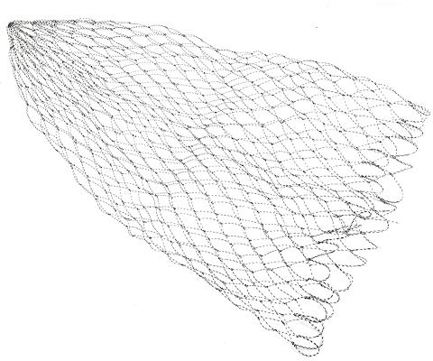 Mxzzand Ersatznetz , 40/50/60 cm Ersatz Handkescher Kescher für Outdoor für Erwachsene(50)