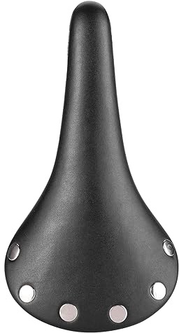 ROCKBROS Bike Seat, Vintage Bicycle Seat, Waterproof Bike Saddle, Comfortable Bike Seat for Men & Women, Classic Lite Bike Seat Replacement Suitable for City Cycling Black
