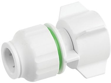 TWISTLOC SRSU6765M Plastic Push-FIT Straight TAP Connector 15MM X 3/4, Suitable for Drinking Water, Suitable for Water Systems, Suitable for Hard & Soft Water Areas, 2 in Pack