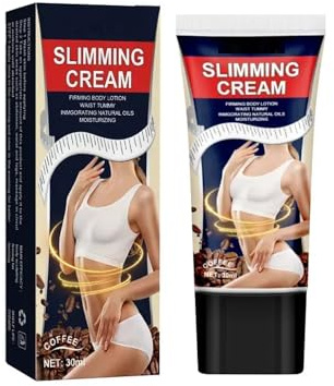 Crema para esculpir el cuerpo de café de 30ml, crema adelgazante para eliminar la gran barriga, anticelulitis, pérdida de peso, quemar grasa, apretar la piel, masaje de cadera (1PCS)