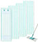 GFRED 4er Set Wischmopp Bezug Ersatzkopf Mikrofaser Kompatibel Mit Leifheit Profi XL Micro Duo / Profi XL Cotton Plus Alle Bodenwischer-Stiele Bodenwischer Ersatzbezug