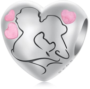 NINGAN S925 Charms Liebe, Geburtstag, Familie Anhänger | Geschenk für Frauen, Mädchen, Freunde, Ehefrau, Mutter, Tochter – Geburtstag, Jahrestag, Valentinstag, Weihnachten