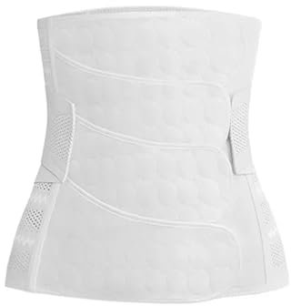 MZSKLW Magband efter graviditet bälte moderskap korsett efter förlossning formkläder korsett gördel bantning bandage (VIT, XXL)