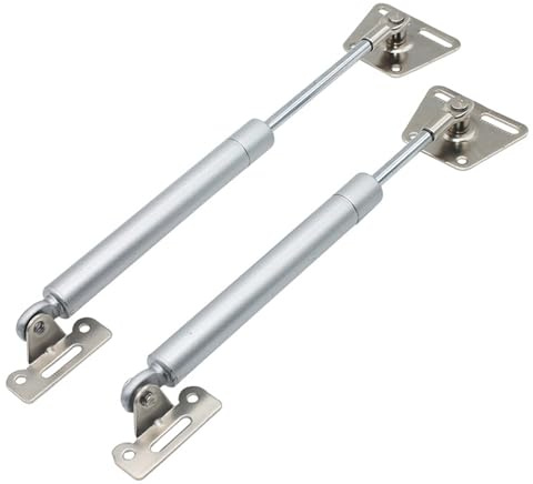 Zanthicia 2X Stay Lifted Air Spring Strut Support Rod for Large Toy Box Lids Alloy Soft Close Lid Support for Large Toy Box Lid