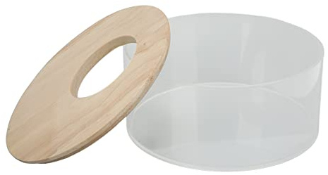 Pssopp Hamster-Sandbadewanne, Acryl-Sandbadebox für Kleine Haustiere für Hamster, Rennmäuse, Mäuse – Geräumiges Design für Sandbaden und Grabspaß (#3)