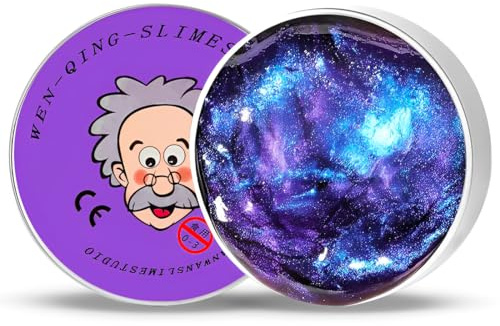 YUPZAR 1 Stück Magic Knete, Magische Putty Inteligenteknete Violett Wärmeempfindlicher Dough Farbwechsel, Therapieknete, Stressball Ersatz DIY Spielzeug Kinder Jungen Mädchen Erwachsene