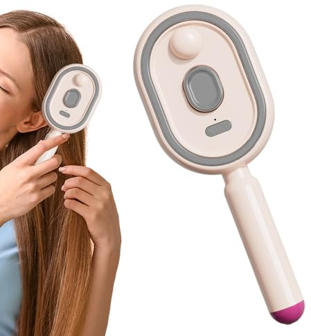 Brosses Pour Cheveux Humides - Peigne Massant Vibration Brumisation - Avec Peigne De Massage Électrique À Coussin D'Air Et Lumière Rouge - Pour Femmes Et Filles, Spa Maison, Démêlage, Brillant Et