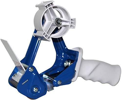 Profi Packetband-Abroller Handabroller Metallgehäuse für Kleberollen bis 50 mm Breite