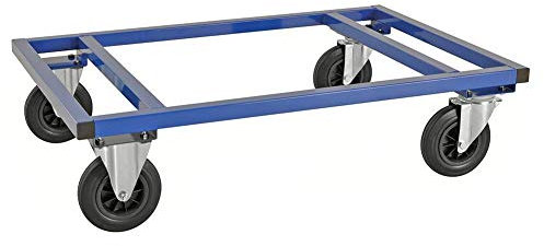 Paletten-Fahrgestell Palettenwagen, niedrig, LxBxH 1.200 x 800 x 305 mm, Tragkraft: 800 kg, blau