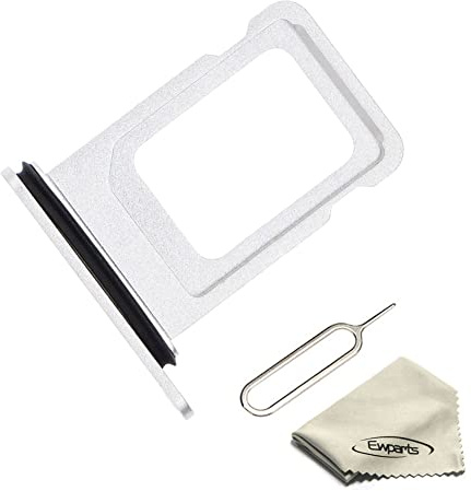 Sim Card Tray Holder Replacement for iPhone 11 Pro/iPhone 11 Pro Max Sim Card Tray Slot Silver