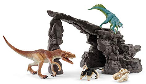SCHLEICH Dinoset mit Höhle