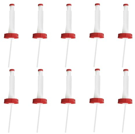 10 x ProfiFlex-Ausgießer mit Entlüftung passend für Kanister mit DIN 51 Gewinde I HERRLAN Qualität I Made in Germany