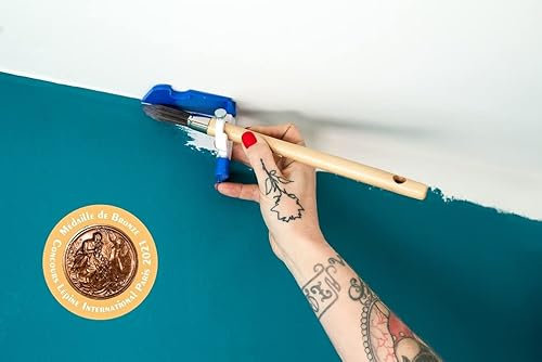 Applicateur pinceau rechampir + deux adhésif velours de masquage RECHANGE, outil de protection contre débordement