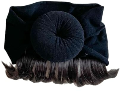 GMBYLBY Haarschmuck für Mädchen, Festival, Kopfbedeckung, Dekoration, Neugeborene, Cosplay-Zubehör, Weihnachts-Toupet-Haarband mit Pony