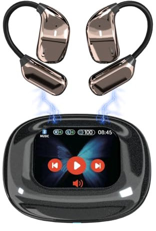 Ecouteurs Bluetooth sans Fil Sport, 2025 Écouteur Bluetooth 5.3 HiFi Stéréo, Ecouteurs sans Fil avec ENC Mic, Oreillette Bluetooth Running IP7 Étanche, 40H Casque Bluetooth Écran LED, Noir