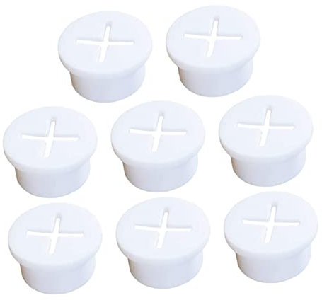 SOLUSTRE 8pcs Rubber Wire Grommet Cable Hole Cover Desk Grommet for Smart Home Cable Management