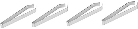 Gogogmee Food Tweezers Dishwasher Safe for Removing Fish Bones and Removing Fish Bones and Pig Hair Pig Hair 4pcs Stainless Steel Fish Bone Tweezers Set Sturdy for Kitchen Use