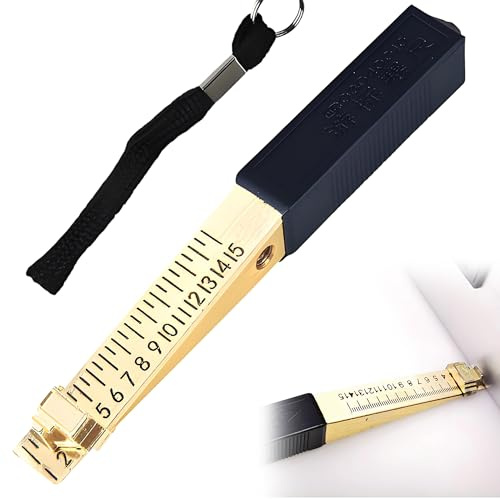 Door Gap Measuring Tool, 0-15mm Fire Door Gap Gauge Checker Tool Engineering Ruler Feeler Gauges Accurate, compact and convenient for House Engineering Inspection Flatness Measuring Tool Ruler(0.5mm)