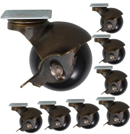 TOPPERFUN 8pcs Furniture Casters Brake Heavy Duty Casters for Office Chair Cabinet Table Wheels Replacement Swivel for Moving Furniture