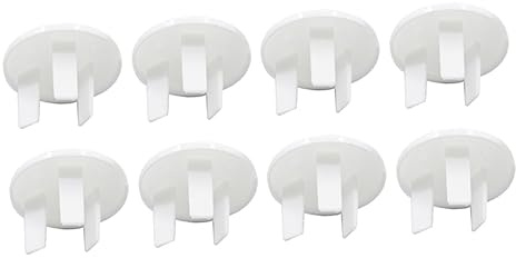 HONITANO Cache-prises de Sécurité Électriques pour Bébé, Lot de 100, Protection Anti-contact Solide en Plastique, Protection Domestique Sûre pour Chambre Garçon et Filles, Sécurité Garçon