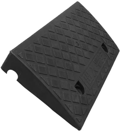 MOTHNUR Pedana Per Marciapiede in Plastica Robusta 50x27x10 Cm Antiscivolo Per Soglie Di Casa e Veicoli Supporto Autoadesivo Per Uso Domestico e Marciapiedi