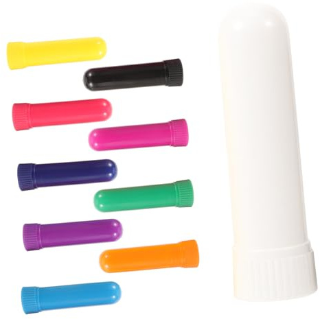 OUNONA 10pièces Bâtonnets pour Inhalateurs Nasaux Aromathérapie Tubes pour Inhalateurs Nasaux Parfumés Résistants aux Chocs Faciles à Nettoyer