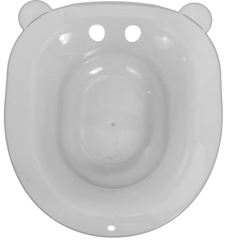 minkissy Praktisches Sitzbadbecken aus Pp für Frauen zur Hämorrhoidenbehandlung mit Tiefem Design zum Einfachen Gebrauch und Anwendung in Wochenbettpflege