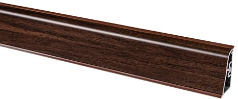 Wohnoria® 3 m Abschlussleiste Holz Antik 37 mm Höhe Wandabschluss Küche Arbeitsplatte Winkelleiste