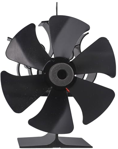 1 ventilador de chimenea de 6 aspas, ventilador de horno sin alimentación, accesorios y piezas de repuesto para módulo termoeléctrico