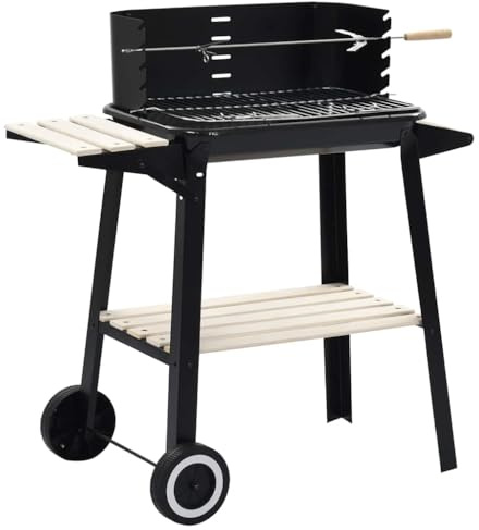 Genérico Barbacoa de carbón con Ruedas,Casa y jardín,Cocina y Comedor,Electrodomésticos de Cocina,Barbacoas-45367