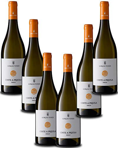 Sicilia Bedda - COSTE A PREOLA Grillo Doc Sicilia Biologico - 100% Grillo Sicilia - Box 6 Bottiglie 750 Ml