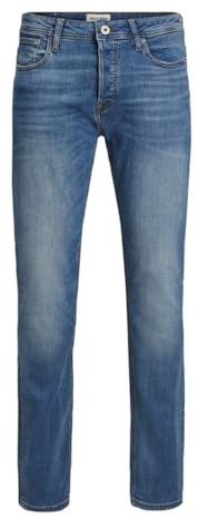 JACK & JONES Vaqueros ajustados para hombre de pierna recta JJITIM JJORIGINAL AM 781 50SPS NOOS Slim Fit Jeans de pierna recta, Denim/Blue, 30W x 32L