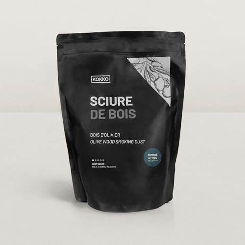 Aserrín para ahumado en frío Kokko aserrín 100% natural (limón, olivo, naranjo, almendro, roble y nogal)