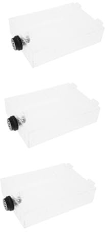 jojofuny 3stücke Thermostat Lock Box Aus Transparentem Wandmontierte Thermostatabdeckung Mit Schloss Staubdicht Und Installieren